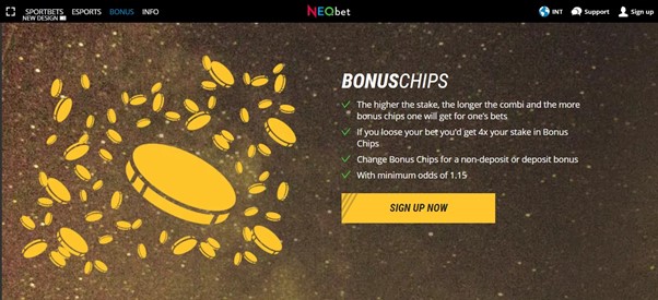 neo bet bonus chips